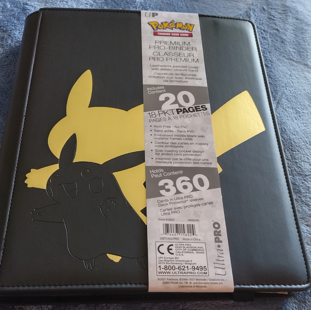 **Pokemon**.   Premium "Pro" Binder!! New!!